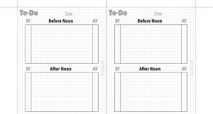 to do print lijst